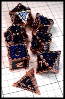Dice : Dice - Metal Dice - Fengyi Copper and Blue with Copper Numerals - Amazon Jan 2024